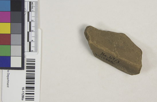 Hearst Museum object 6 of 8 titled Potsherd, accession number 16-11286a, no description available.