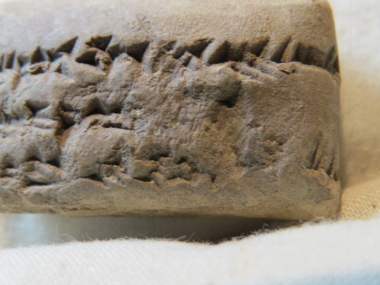Hearst Museum object 67 of 105 titled Cuneiform tablet, accession number 9-3052, described as Mesopotamian cuneiform tablet