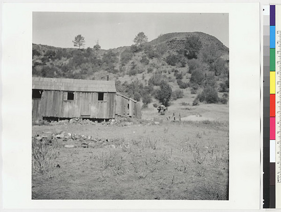 Hearst Museum object titled Black-and-white negative, accession number 15-5563, described as Table Mountain at Chicken Ranch