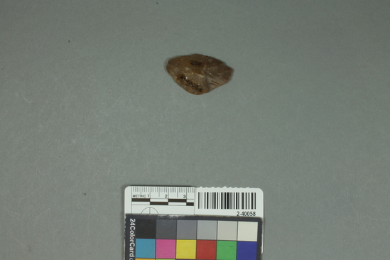 Hearst Museum object titled Stone tool, accession number 2-40058, described as No description given on catalog card.