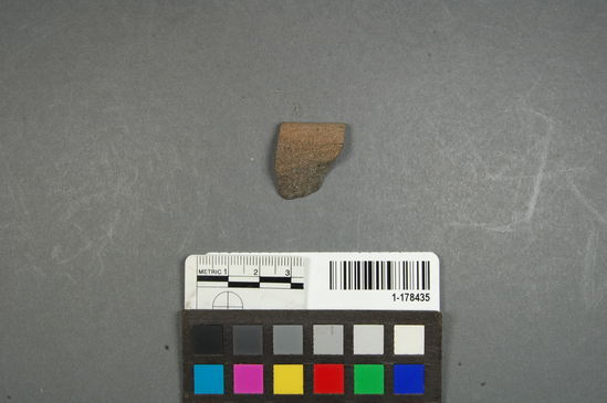 Hearst Museum object titled Potsherd, accession number 1-178435, described as Rim.