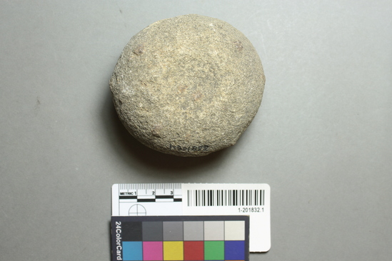 Hearst Museum object titled Acorn anvil, accession number 1-201832.1, described as acorn anvil