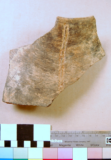 Hearst Museum object 24 of 48 titled Potsherd, accession number 5-1004, described as Potsherds