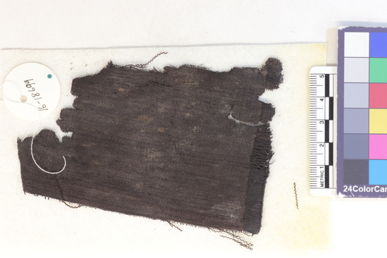 Hearst Museum object titled Textile fragment, accession number 16-18699, no description available.