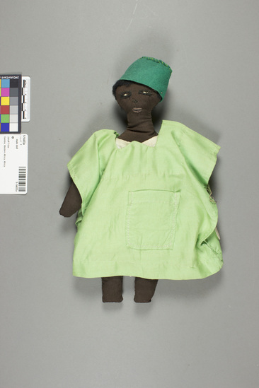 Hearst Museum object titled Male doll, accession number 5-14433a, no description available.