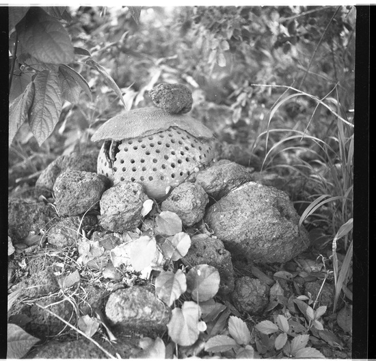 Hearst Museum object titled Black-and-white negative, accession number 15-31143, described as Black-and-white negative, Nigeria, Ipapo, Oshosi (hunter), 1951