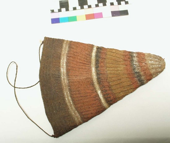 Hearst Museum object 1 of 2 titled Hat, accession number 11-977, described as Conical hat of woven string