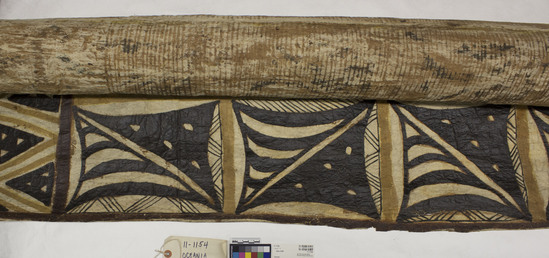 Hearst Museum object titled Tapa cloth, accession number 11-1154, described as Tapa