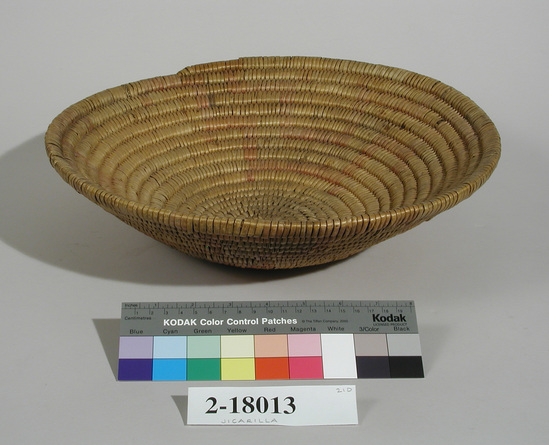 Hearst Museum object 1 of 2 titled Basket, accession number 2-18013, described as Coiled.