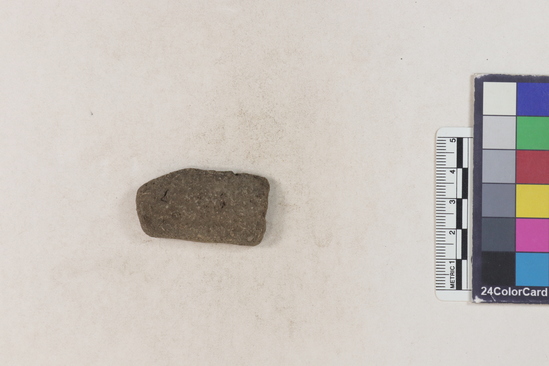 Hearst Museum object 120 of 160 titled Potsherd, accession number 16-8191, described as Potsherd: rims Section of Manta on beach currently inhabited. Numbers  8111 to 8194 are sherds picked up on beach at low tide.