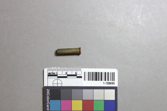 Hearst Museum object titled Cartridge, accession number 1-158695, described as 22 Long shell, "H"-type