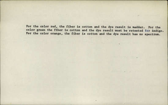 Documentation associated with Hearst Museum object titled Huipil, accession number 3-115, described as Woman’s shirt or huipil; off-white plain weave cotton with red, orange and green vertical stripes and brocaded horizontal stripes at shoulder area; lower 10 cm in back basket weave; “collar” of white commercial cotton, appliqued; 95 cm long, 104 cm across bottom Remarks: Fabric almost identical to cuff and collar of 3-114