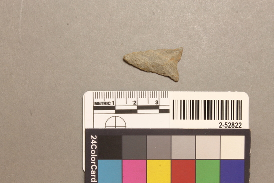 Hearst Museum object titled Projectile point, accession number 2-52822, described as Projectile point