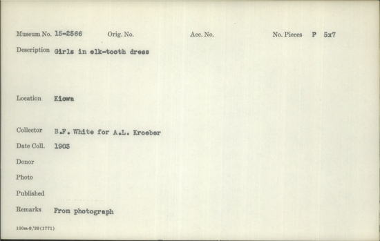 Documentation associated with Hearst Museum object titled Glass plate negative, accession number 15-2566.plate, no description available.