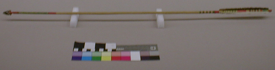 Hearst Museum object titled Arrow, accession number 1-1184, described as Arrow