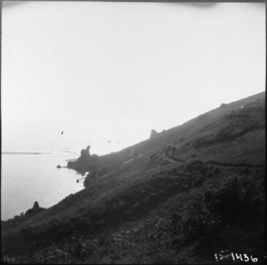 Hearst Museum object titled Black-and-white negative, accession number 15-1456, described as Mouth of the Klamath