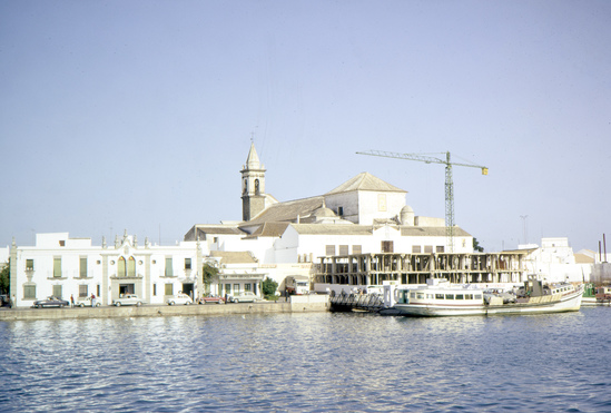 Hearst Museum object titled Color slide, accession number 25-20732, described as 35mm color transparency slide: South Coast Spain: Avamonte.