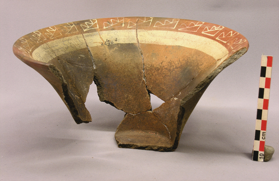 Hearst Museum object titled Broken bowl, accession number 4-2690d, described as Bowls: Sherds