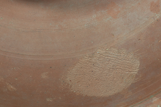 Hearst Museum object 3 of 5 titled Broken bowl, accession number 6-20268, described as Pottery bowl, base broken, diameter 28 cm, Late Roman, 2-4 Century.