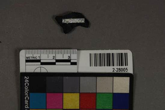 Hearst Museum object titled Projectile point fragment, accession number 2-28005, described as Projectile point fragment