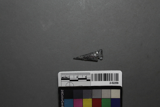 Hearst Museum object titled Projectile point, accession number 2-52259, described as Projectile point