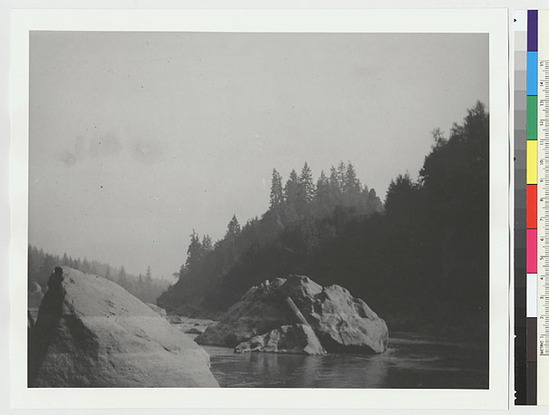 Hearst Museum object titled Black-and-white negative, accession number 15-1280, described as Rocks