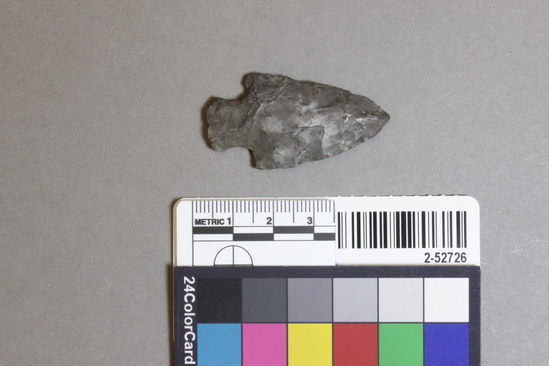 Hearst Museum object 2 of 2 titled Projectile point, accession number 2-52726, described as Projectile point