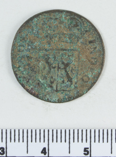 Hearst Museum object titled Coin, accession number 7-8064, no description available.