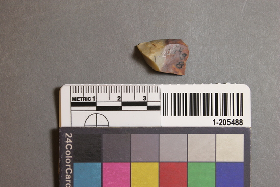 Hearst Museum object titled Flake, accession number 1-205488, described as Chert