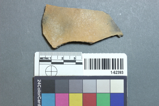 Hearst Museum object titled Potsherd, accession number 1-62393, described as Body, plain.