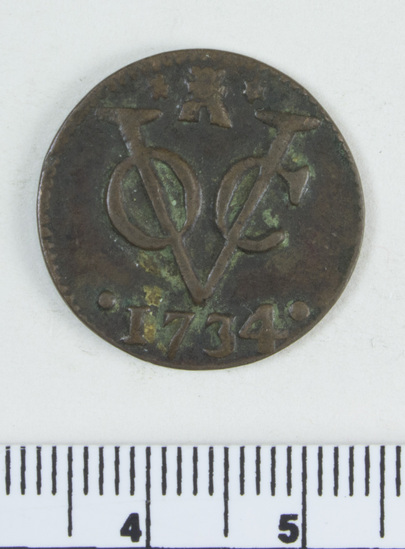 Hearst Museum object titled Coin, accession number 7-4327, no description available.