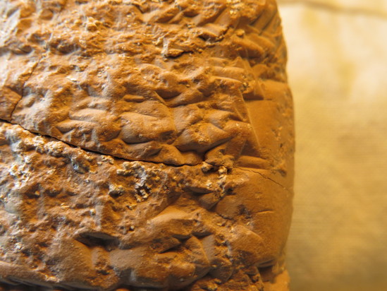 Hearst Museum object 98 of 132 titled Cuneiform tablet, accession number 9-2586, described as Neo-Babylonian Document from Erech