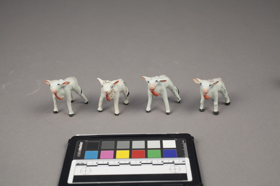 Hearst Museum object 2 of 4 titled Toy cow, accession number 9-11044d, no description available.