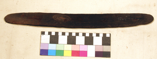 Hearst Museum object titled Swords: weaving, accession number 4-5566a, no description available.