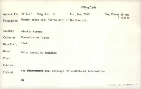 Documentation associated with Hearst Museum object titled Color slide, accession number 25-3177, no description available.