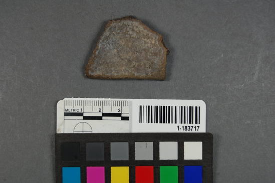 Hearst Museum object titled Potsherd, accession number 1-183717, described as Rim.