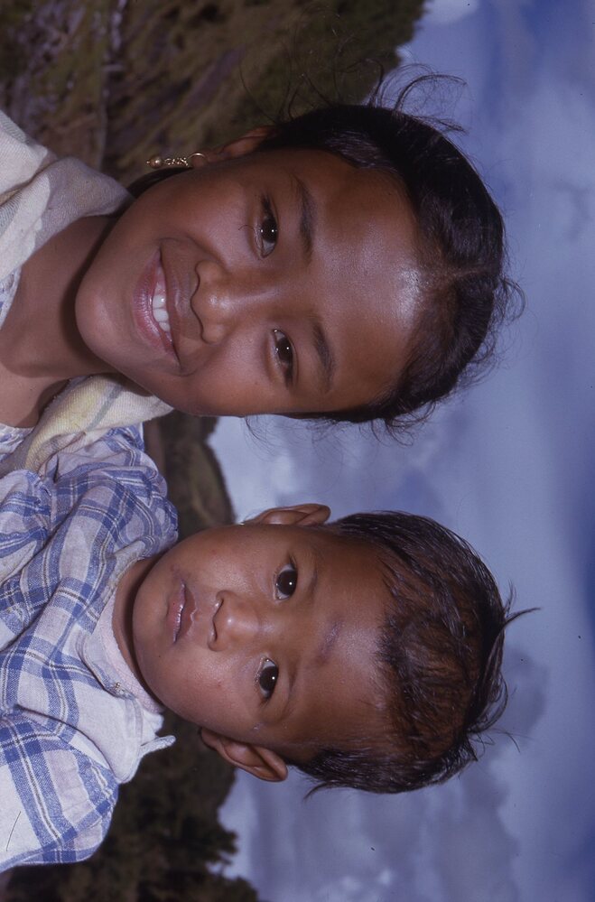 Hearst Museum object titled Color slide, accession number 25-30171, described as Khasi Tribe (Mongoloid)