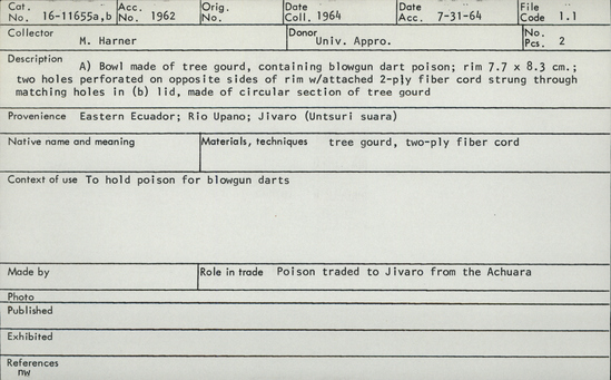 Documentation associated with Hearst Museum object no title available, accession number 16-11655, no description available.