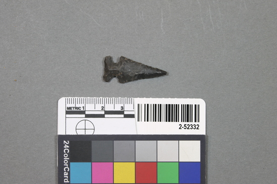 Hearst Museum object titled Projectile point, accession number 2-52332, described as Projectile point