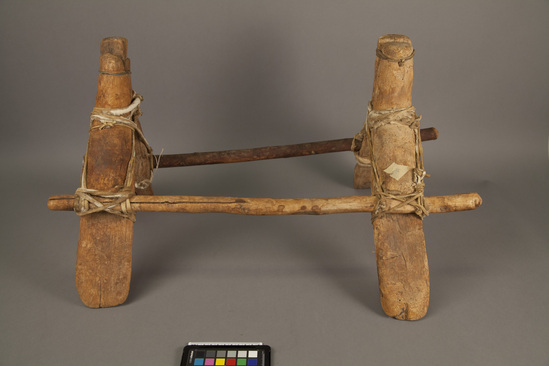Hearst Museum object 1 of 2 titled Saddle or plow equipment, accession number 5-13548, no description available.