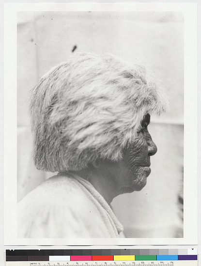 Hearst Museum object titled Black-and-white negative, accession number 15-7116, described as Marikita, profile