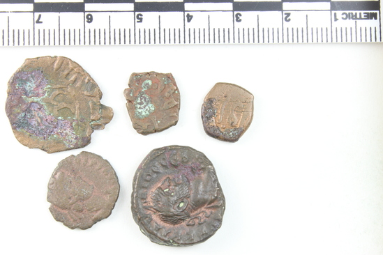 Hearst Museum object titled Miniature stamnos, accession number 8-3090, described as Miniature stamnos; black; broken ears vertical.