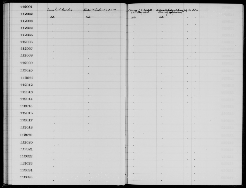 Documentation associated with Hearst Museum object titled Faunal remains, accession number 1-112012, described as Mammal and bird.