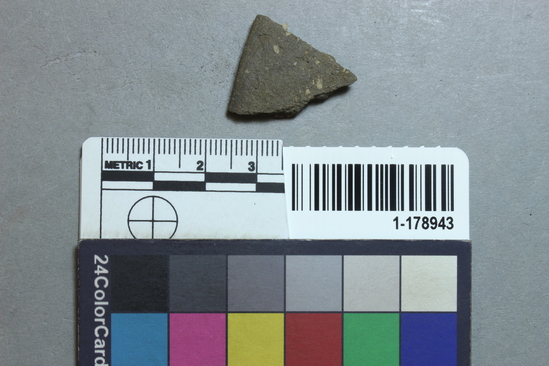 Hearst Museum object titled Potsherd, accession number 1-178943, described as Rim.