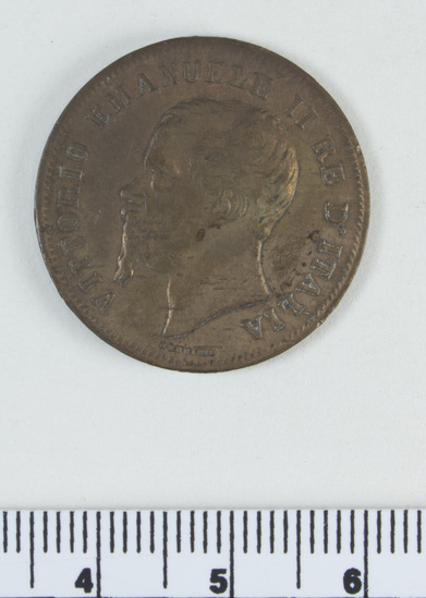 Hearst Museum object titled Coin, accession number 7-4504, no description available.