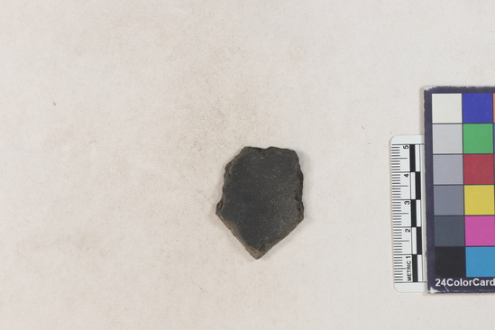 Hearst Museum object 156 of 183 titled Potsherd, accession number 16-8192, described as Potsherd: bodys Section of Manta on beach currently inhabited. Numbers  8111 to 8194 are sherds picked up on beach at low tide.