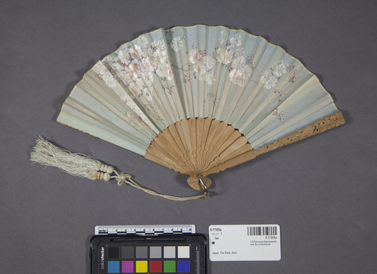 Hearst Museum object 1 of 2 titled Fan, accession number 9-17555a, no description available.