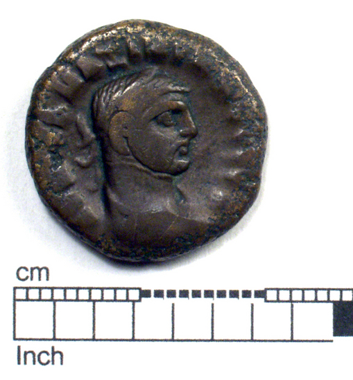 Hearst Museum object titled Coin: æ, accession number 8-7592, described as Coin: Æ; Alexandria; Maximianus Hercules.