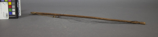 Hearst Museum object 3 of 3 titled Musical bow, accession number 9-4751, described as horse hair bow