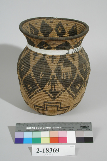 Hearst Museum object titled Basket, accession number 2-18369, described as Olla, coiled.